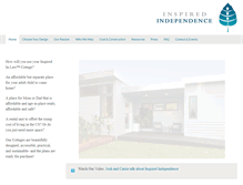 Tablet Screenshot of inspiredindependence.com
